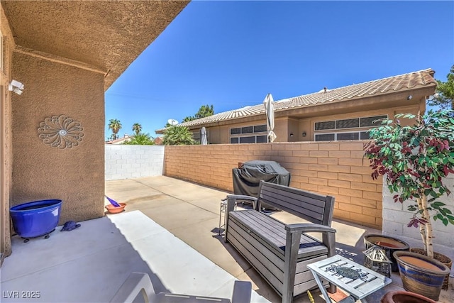 4770 Big Draw Dr, North Las Vegas, NV 89031 - view of patio / terrace featuring grilling area