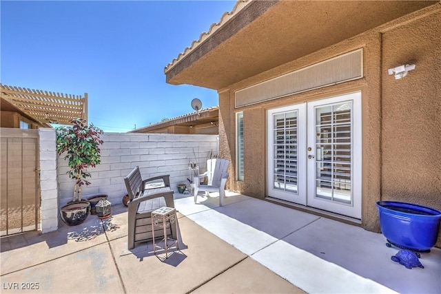 4770 Big Draw Dr, North Las Vegas, NV 89031 - view of patio with french doors