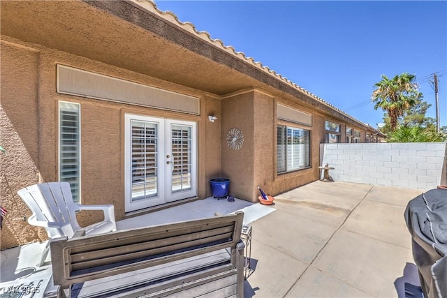 4770 Big Draw Dr, North Las Vegas, NV 89031 - view of patio / terrace featuring french doors