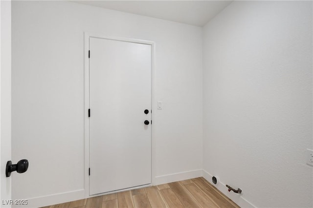 3622 Covewick Dr, North Las Vegas, NV 89032 - laundry area with hookup for a gas dryer and light wood-style floors