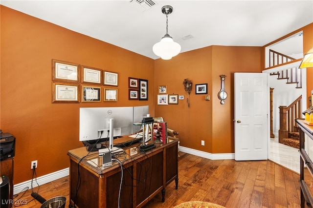 7428 Doe Ave, Las Vegas, NV 89117 - home office with wood-type flooring