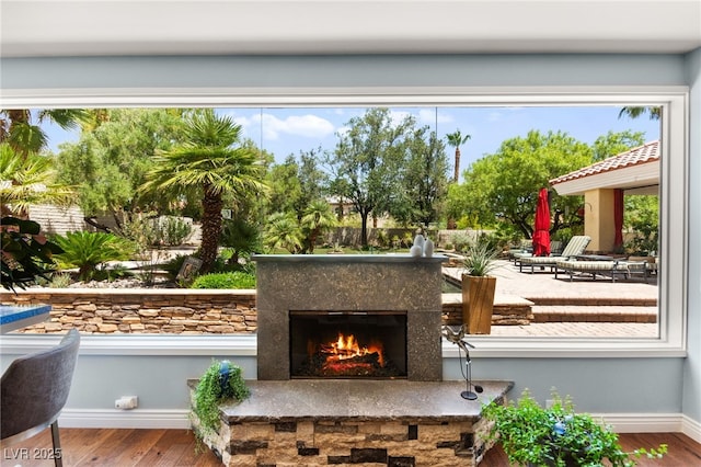 7428 Doe Ave, Las Vegas, NV 89117 - detailed view of a premium fireplace