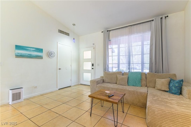 3650 Russian Olive St, North Las Vegas, NV 89032 - living room with light tile patterned floors and baseboards