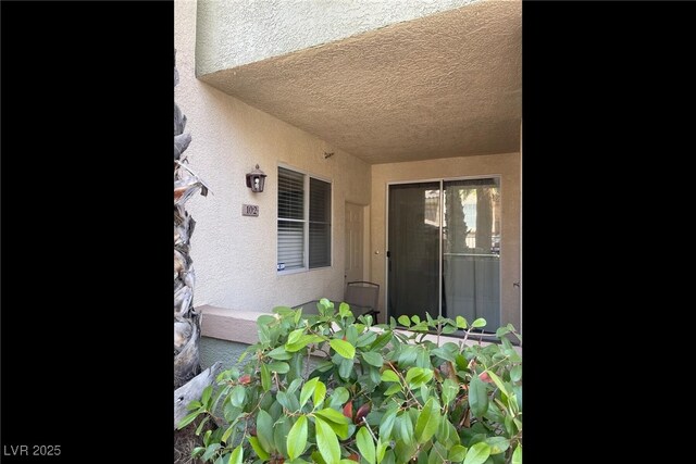 7155 S Durango Dr Unit 102, Las Vegas, NV 89113 - view of exterior entry with stucco siding