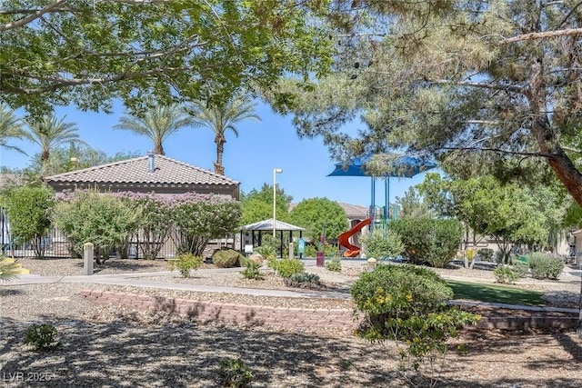 4625 Centisimo Dr Unit 202, North Las Vegas, NV 89084 - view of home's community with a gazebo