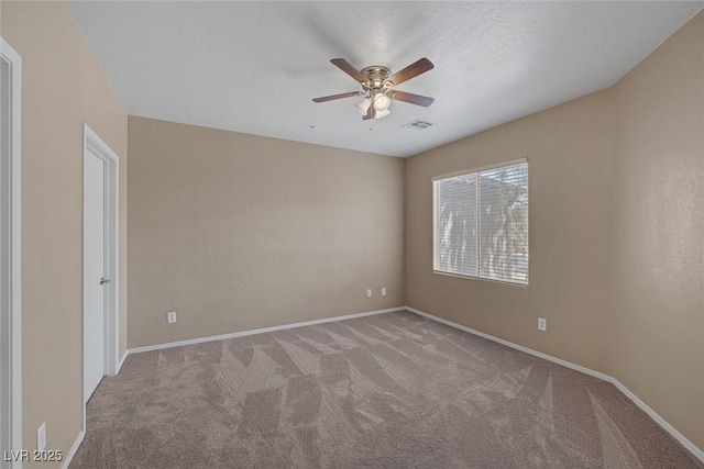 4625 Centisimo Dr Unit 202, North Las Vegas, NV 89084 - carpeted empty room featuring a ceiling fan and baseboards