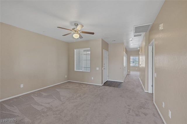 4625 Centisimo Dr Unit 202, North Las Vegas, NV 89084 - carpeted empty room featuring baseboards and ceiling fan