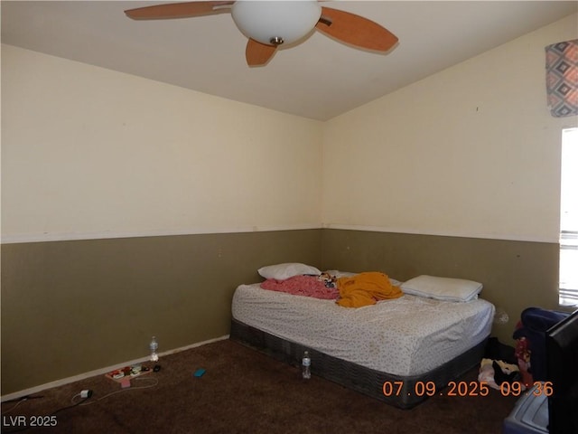 3428 Strawberry Roan Rd, North Las Vegas, NV 89032 - carpeted bedroom with a ceiling fan