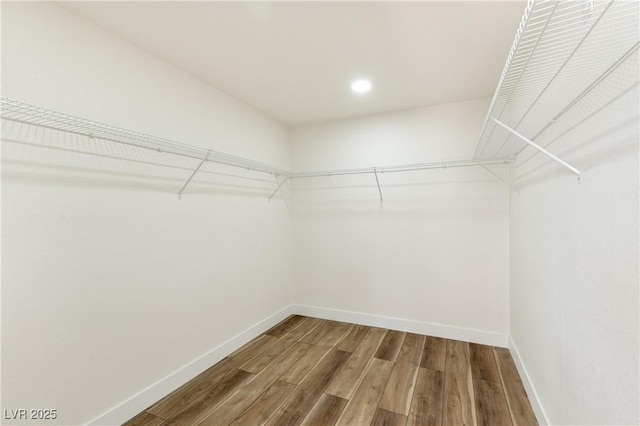 4135 E Harmon Ave, Las Vegas, NV 89121 - walk in closet featuring wood finished floors