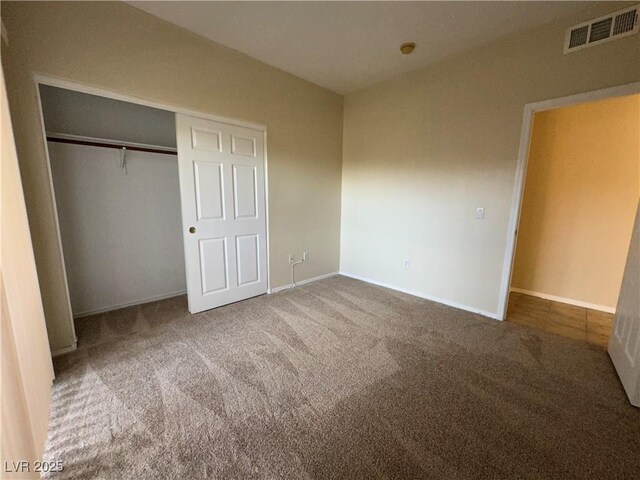 1050 E Cactus Ave Unit 2086, Las Vegas, NV 89183 - unfurnished bedroom with carpet floors and a closet