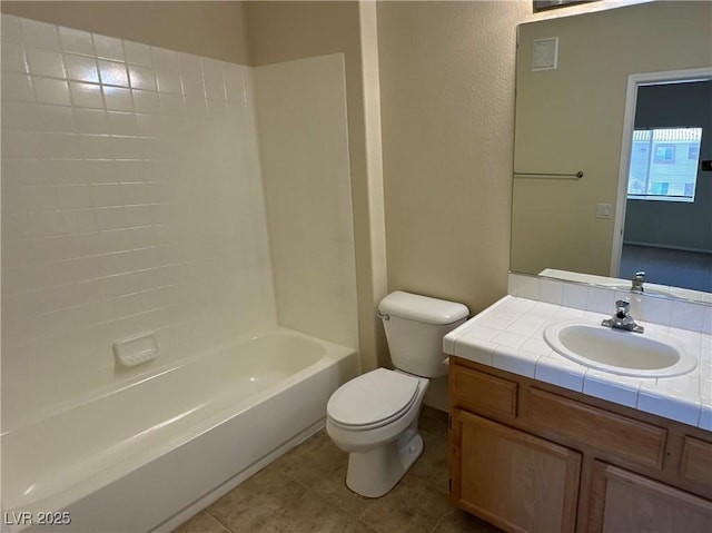 1050 E Cactus Ave Unit 2086, Las Vegas, NV 89183 - bathroom featuring vanity, tile patterned flooring, and  shower combination
