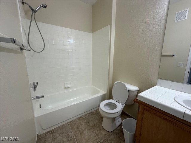 1050 E Cactus Ave Unit 2086, Las Vegas, NV 89183 - full bathroom with vanity, shower / tub combination, and tile patterned flooring