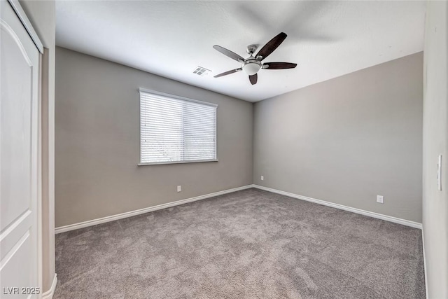 12313 Old Muirfield St, Las Vegas, NV 89141 - spare room with ceiling fan and carpet flooring