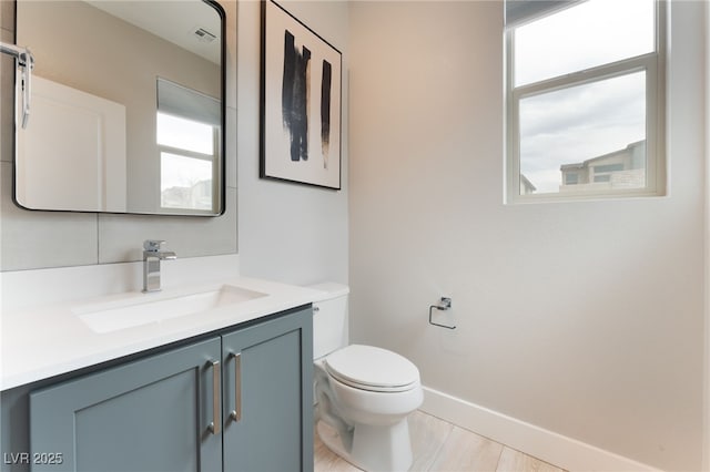 10280 Midnight Meteor Ave, Las Vegas, NV 89166 - half bathroom featuring toilet and vanity
