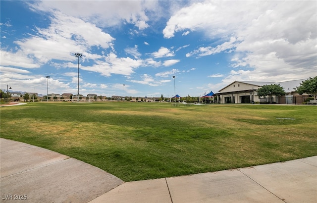 10280 Midnight Meteor Ave, Las Vegas, NV 89166 - view of home's community featuring a yard