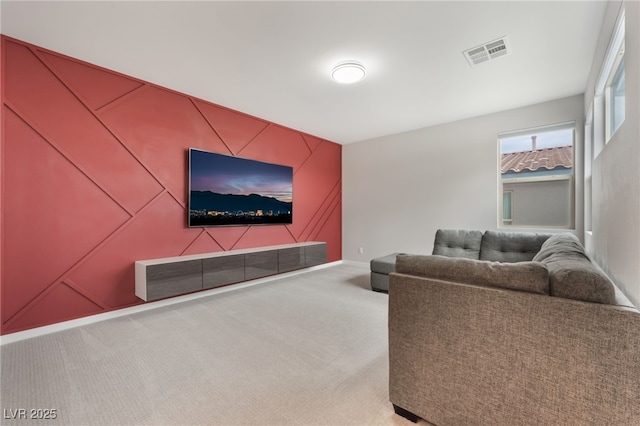 10280 Midnight Meteor Ave, Las Vegas, NV 89166 - living room featuring carpet floors and baseboards