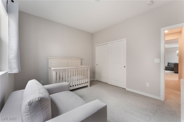 10280 Midnight Meteor Ave, Las Vegas, NV 89166 - carpeted bedroom featuring baseboards and a closet