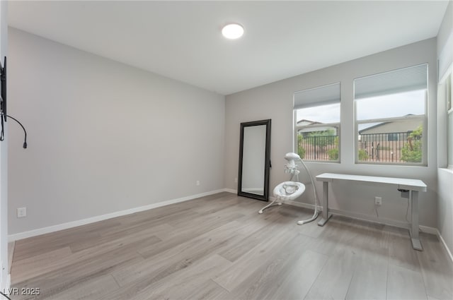 10280 Midnight Meteor Ave, Las Vegas, NV 89166 - empty room featuring light wood-style flooring and baseboards