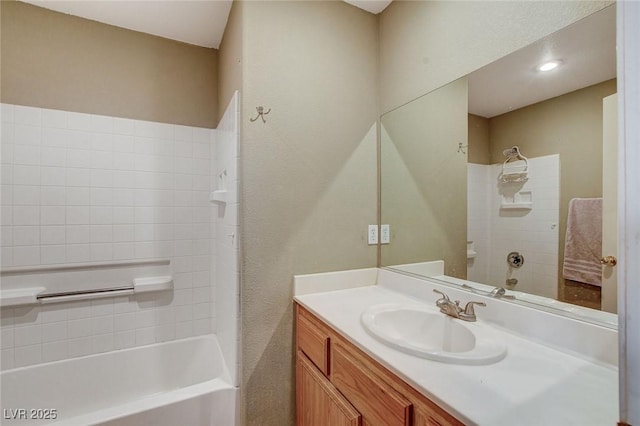 3673 Calypso Beach Ct, Las Vegas, NV 89115 - full bath with vanity and shower / bathtub combination