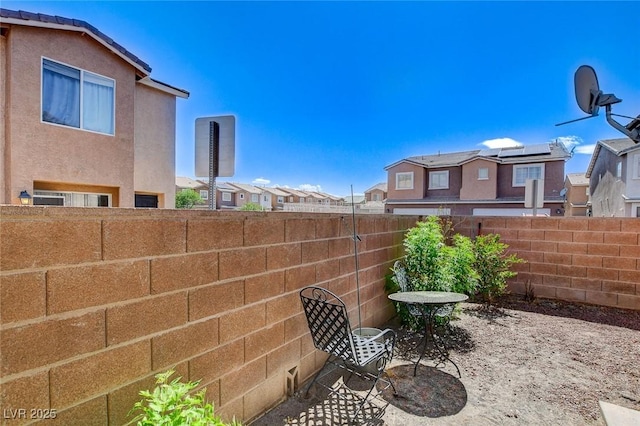 3673 Calypso Beach Ct, Las Vegas, NV 89115 - fenced backyard with a residential view