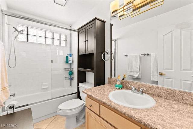 9136 Eagle Ridge Dr, Las Vegas, NV 89134 - full bath with vanity, bathtub / shower combination, and tile patterned floors