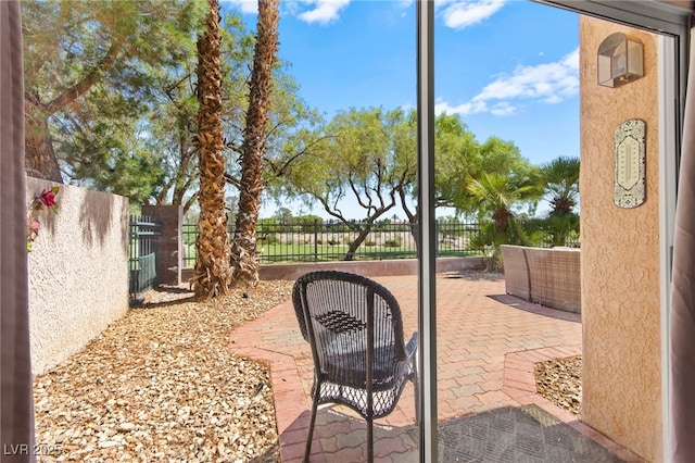 9136 Eagle Ridge Dr, Las Vegas, NV 89134 - fenced backyard featuring a patio area