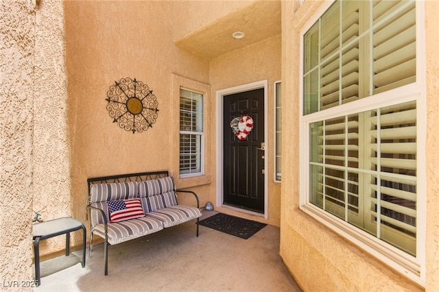 9136 Eagle Ridge Dr, Las Vegas, NV 89134 - property entrance with stucco siding