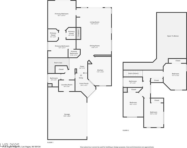 9136 Eagle Ridge Dr, Las Vegas, NV 89134 - view of home floor plan