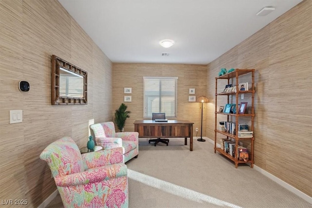 714 Rogue Wave St, Las Vegas, NV 89138 - carpeted home office featuring baseboards