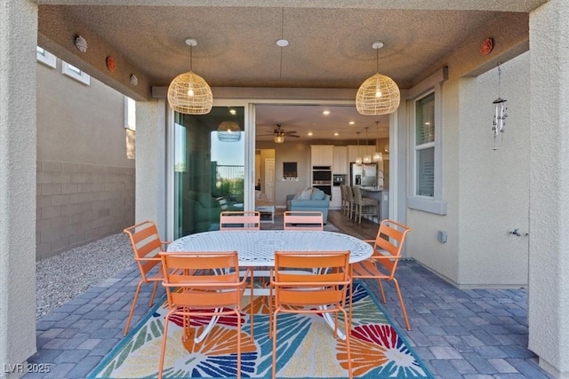 714 Rogue Wave St, Las Vegas, NV 89138 - view of patio with outdoor dining area