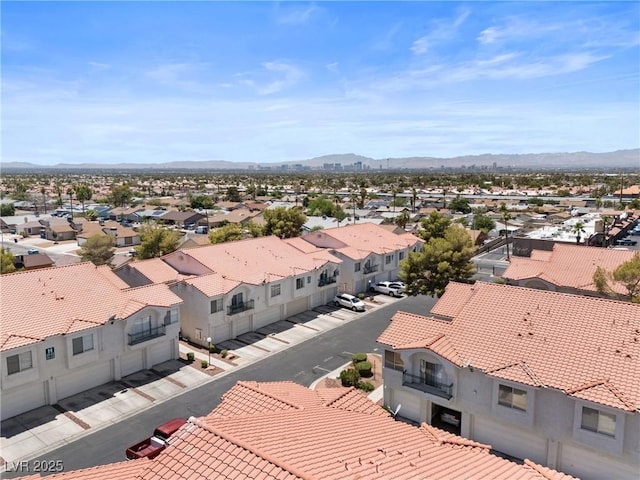 6201 E Lake Mead Blvd Unit 210, Las Vegas, NV 89156 - aerial view of residential area featuring a mountainous background