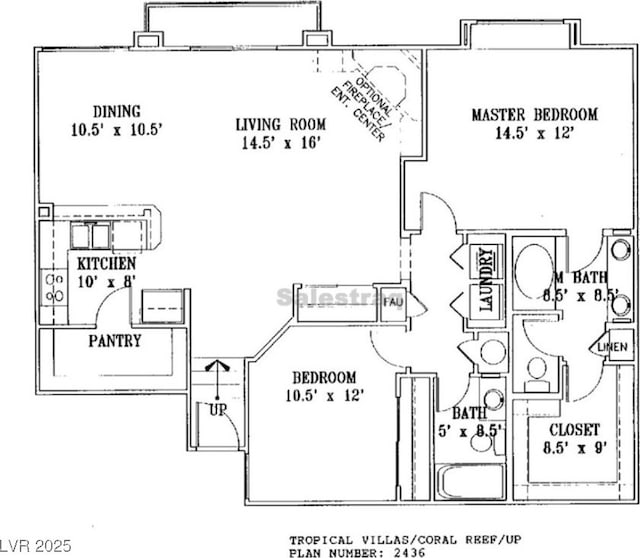 6201 E Lake Mead Blvd Unit 210, Las Vegas, NV 89156 - view of floor plan / room layout