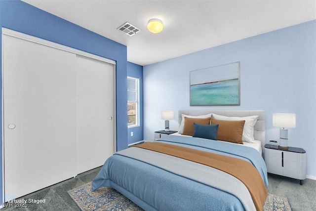 9948 Trailing Vine St, Las Vegas, NV 89183 - bedroom featuring carpet and a closet