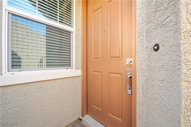 3447 Covilha Ln, Henderson, NV 89044 - entrance to property featuring stucco siding