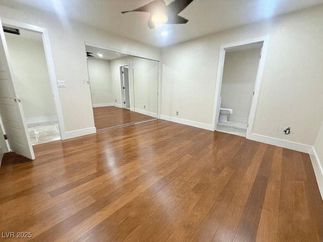 612 Brush St, Las Vegas, NV 89107 - unfurnished bedroom featuring wood finished floors and ensuite bath