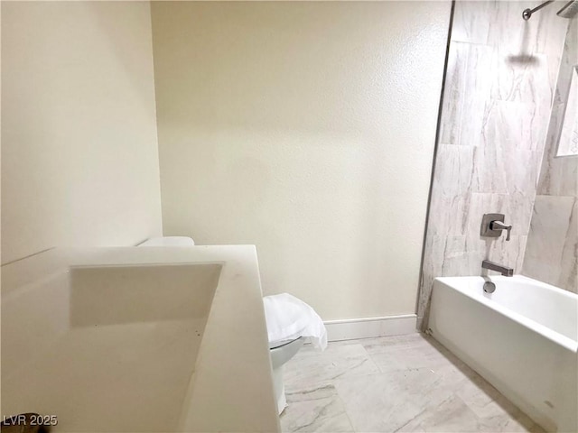 612 Brush St, Las Vegas, NV 89107 - full bathroom with marble finish floors and shower / tub combination