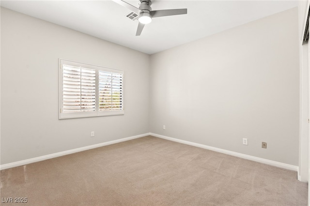 1800 Aztec Cliffs Ct, Las Vegas, NV 89128 - spare room with light colored carpet and a ceiling fan
