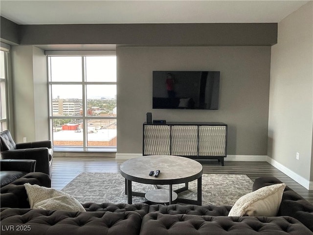 150 Las Vegas Blvd Unit 1115, Las Vegas, NV 89101 - living area with wood finished floors