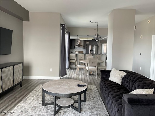 150 Las Vegas Blvd Unit 1115, Las Vegas, NV 89101 - living area with wood finished floors
