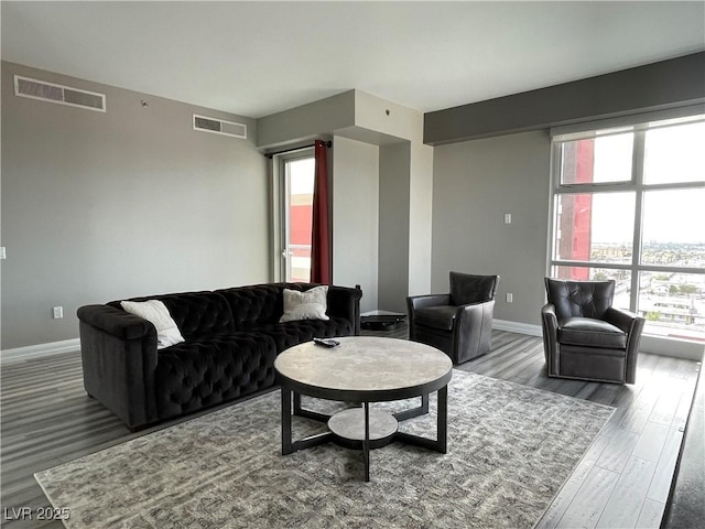 150 Las Vegas Blvd Unit 1115, Las Vegas, NV 89101 - living area with wood finished floors and baseboards