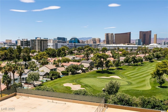 3111 Bel Air Dr Unit 9E, Las Vegas, NV 89109 - view of community featuring view of golf course and a city view