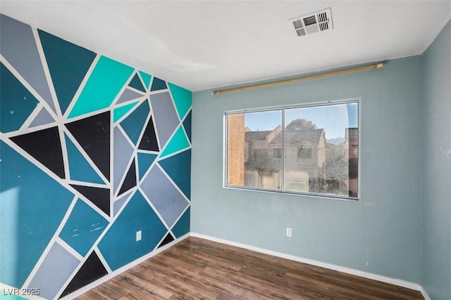 3336 Cheyenne Gardens Way N, Las Vegas, NV 89032 - empty room with wood finished floors and baseboards