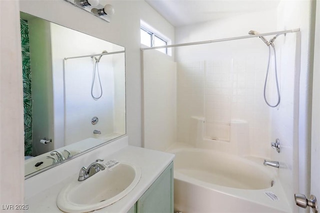 3336 Cheyenne Gardens Way N, Las Vegas, NV 89032 - bathroom with shower / tub combo and vanity
