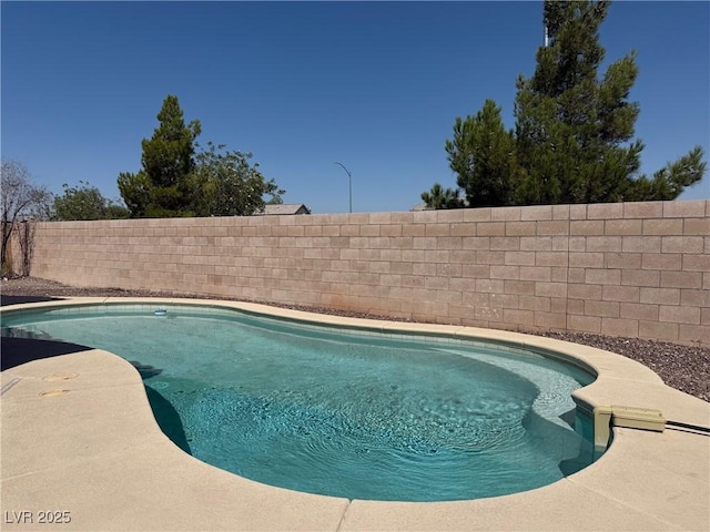 5905 Addy Ln, North Las Vegas, NV 89081 - view of swimming pool with a fenced backyard