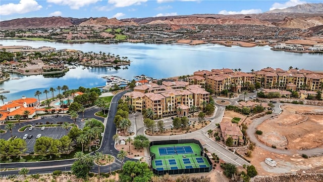 15 Via Mantova Unit 208, Henderson, NV 89011 - aerial view of a water and mountain view
