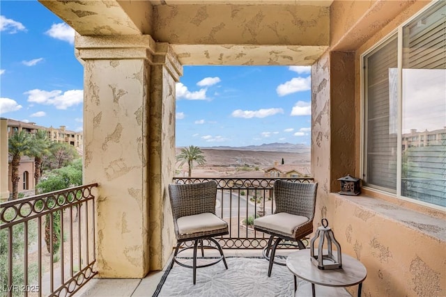 15 Via Mantova Unit 208, Henderson, NV 89011 - balcony featuring a mountain view