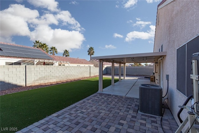 2610 Gardenia Flower Ave, North Las Vegas, NV 89031 - fenced backyard featuring a patio