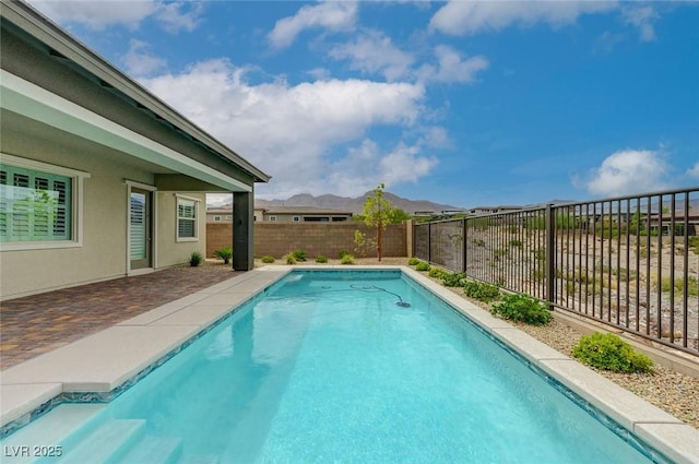 12436 Primrose Grove Ln, Las Vegas, NV 89138 - view of pool featuring a fenced backyard and a patio area