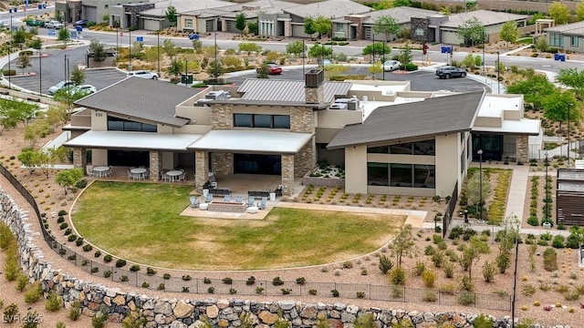 12436 Primrose Grove Ln, Las Vegas, NV 89138 - aerial perspective of suburban area