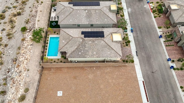 12436 Primrose Grove Ln, Las Vegas, NV 89138 - view from above of property featuring a pool area